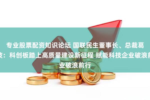 专业股票配资知识论坛 国联民生董事长、总裁葛小波：科创板踏上高质量建设新征程 赋能科技企业破浪前行